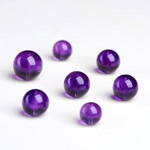 High Quality Natural Uruguay Amethyst Round Loose Bead