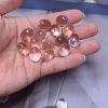 5-pieces Natural Clear Quartz Egg Shape Loose Bead