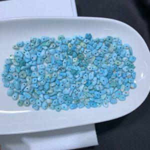 50 / 100 Pieces Natural Turquoise Irregular Spacer Beads
