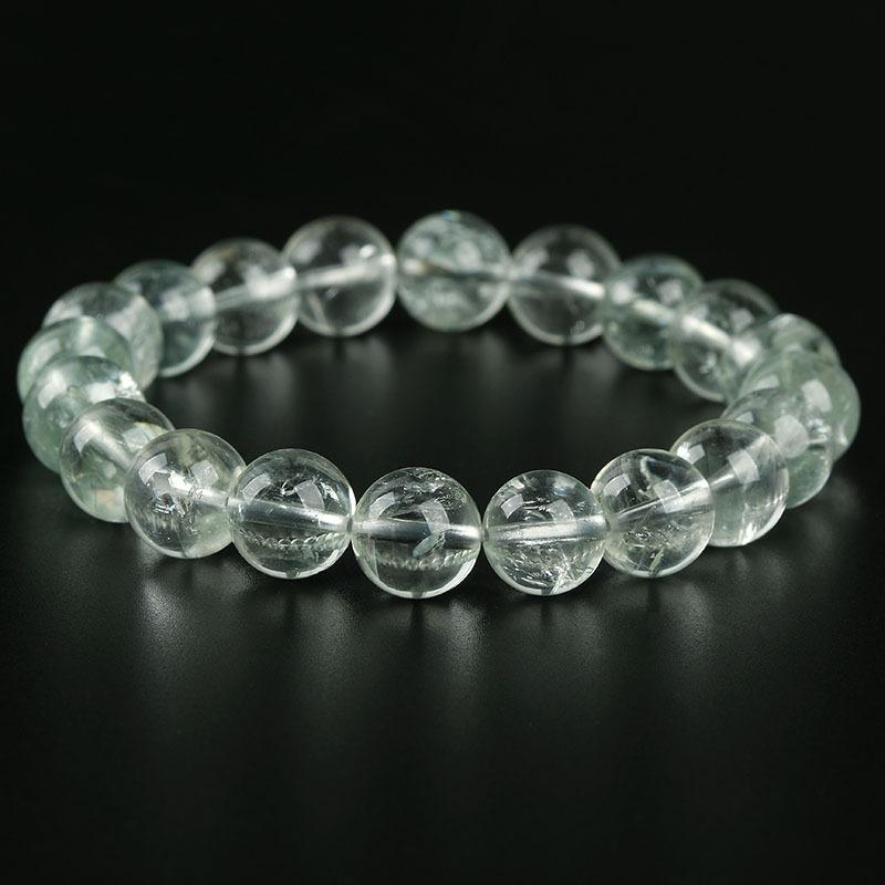 7mm - 13mm round shape 7A Natural Beryl beaded bracelet