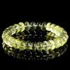 Natural Citrine Oval Abacus Shape Bead Bracelet
