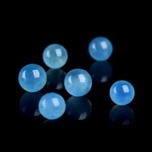 5A Natural Aquamarine Round Loose Bead